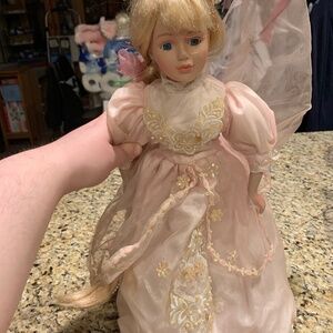 Vintage Rapunzel Porcelain Doll